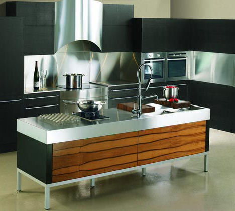 cucina all'americana stile moderno