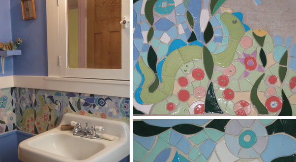 mosaico bagno