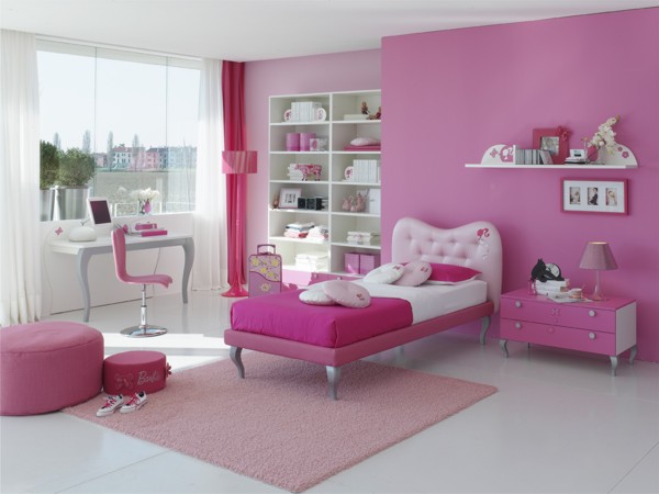 cameretta rosa bambina