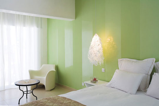 parete verde chiaro