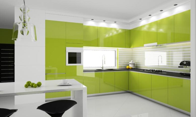 cucina-verde-lucida