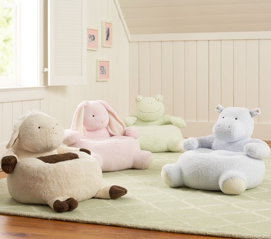 sedia peluche bambini