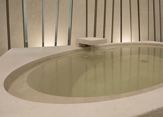 vasca da bagno in pietra