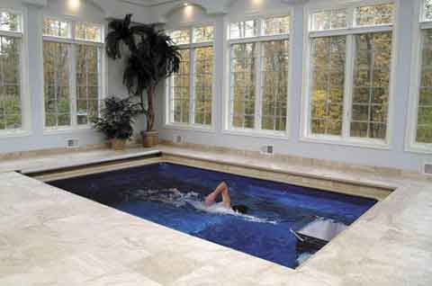 piscina con onde 
