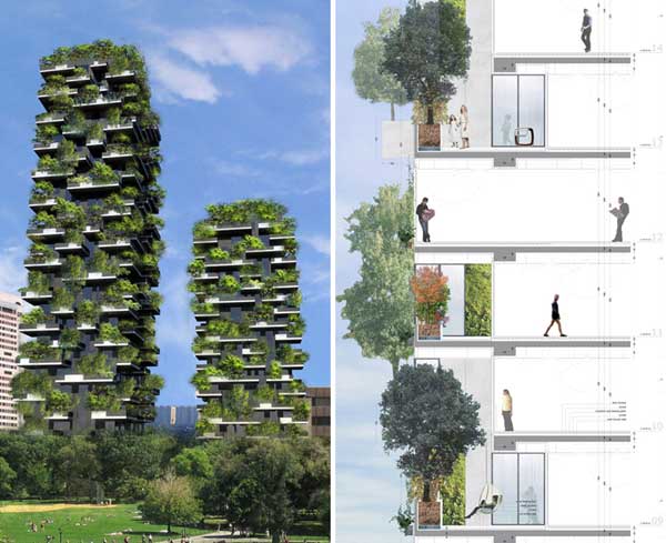 bosco verticale milano - stefano boeri