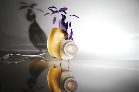 Lampade realizzate con bottiglie di plastica
