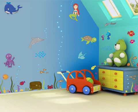 wall stickers camerette 8