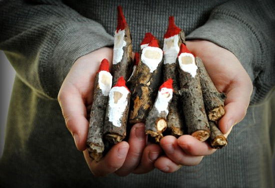 addobbi natalizi in legno