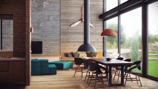 stylish-industrial-loft-in-wood-brick-and-concrete-4-554x312