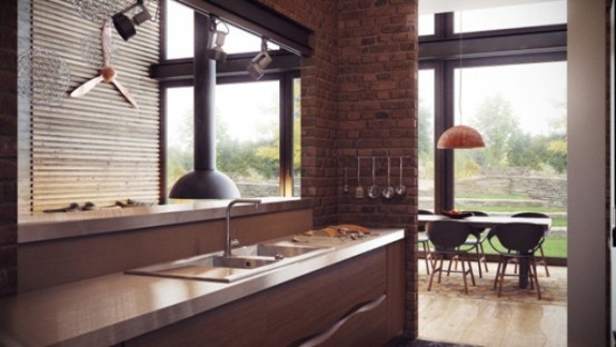 stylish-industrial-loft-in-wood-brick-and-concrete-5-554x312