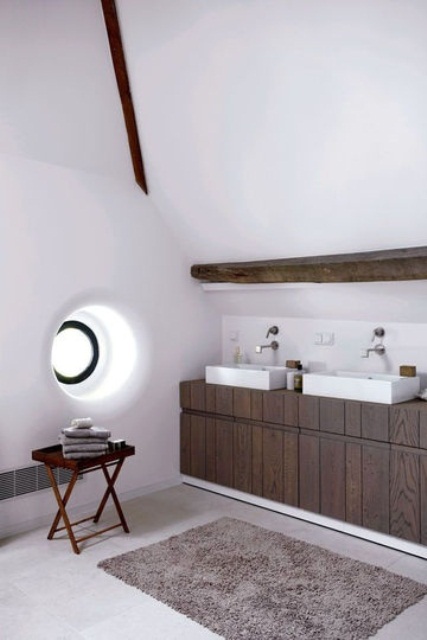 bagno rustico moderno 17