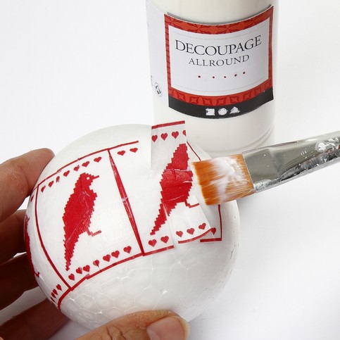PALLINE DI NATALE DECOUPAGE 2