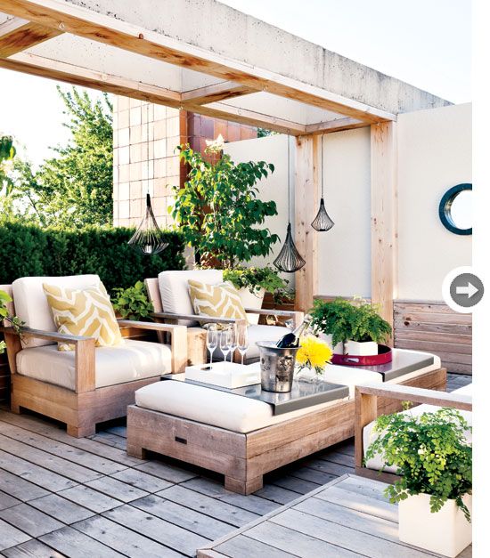 patio aredo legno