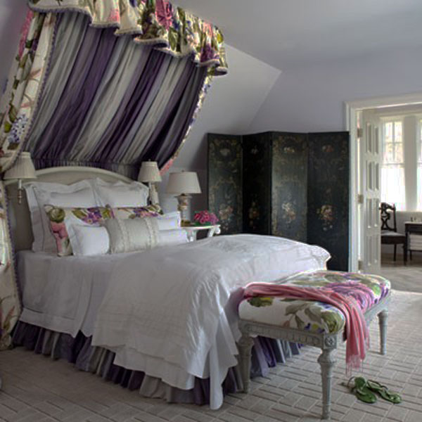 testata letto tenda