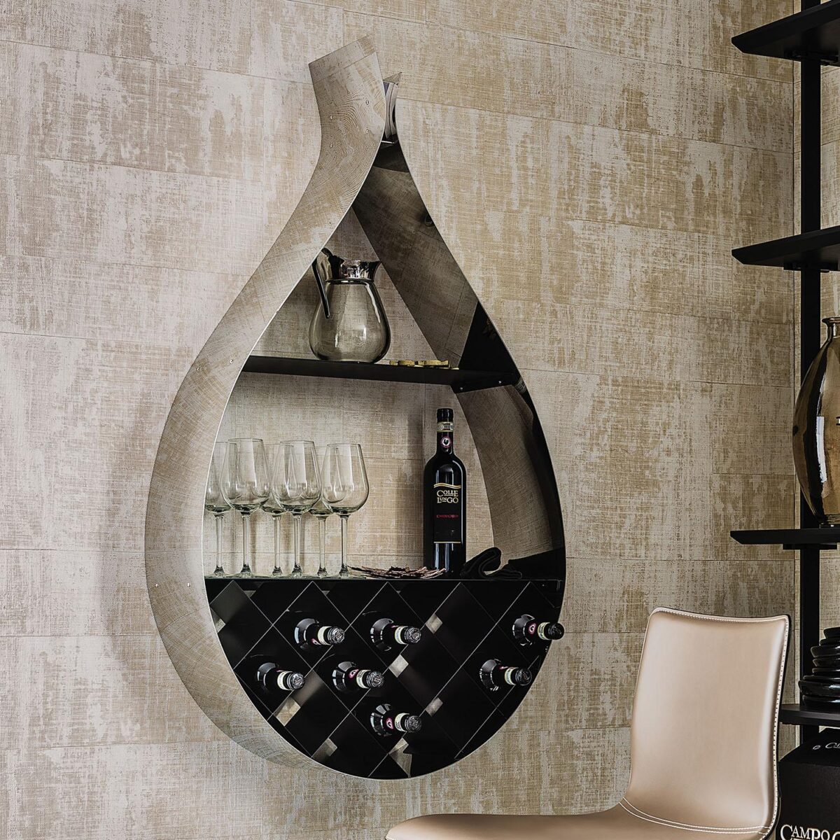 Porta bottiglie vino design originale Porta bottiglie vino design originale