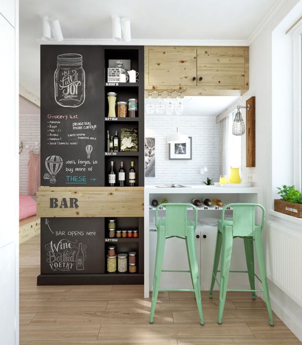 idee-cucina-piccola-sgabelli