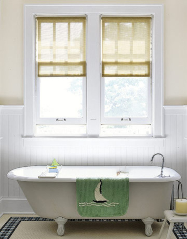 Bathroom Window Treatments Design Ideas