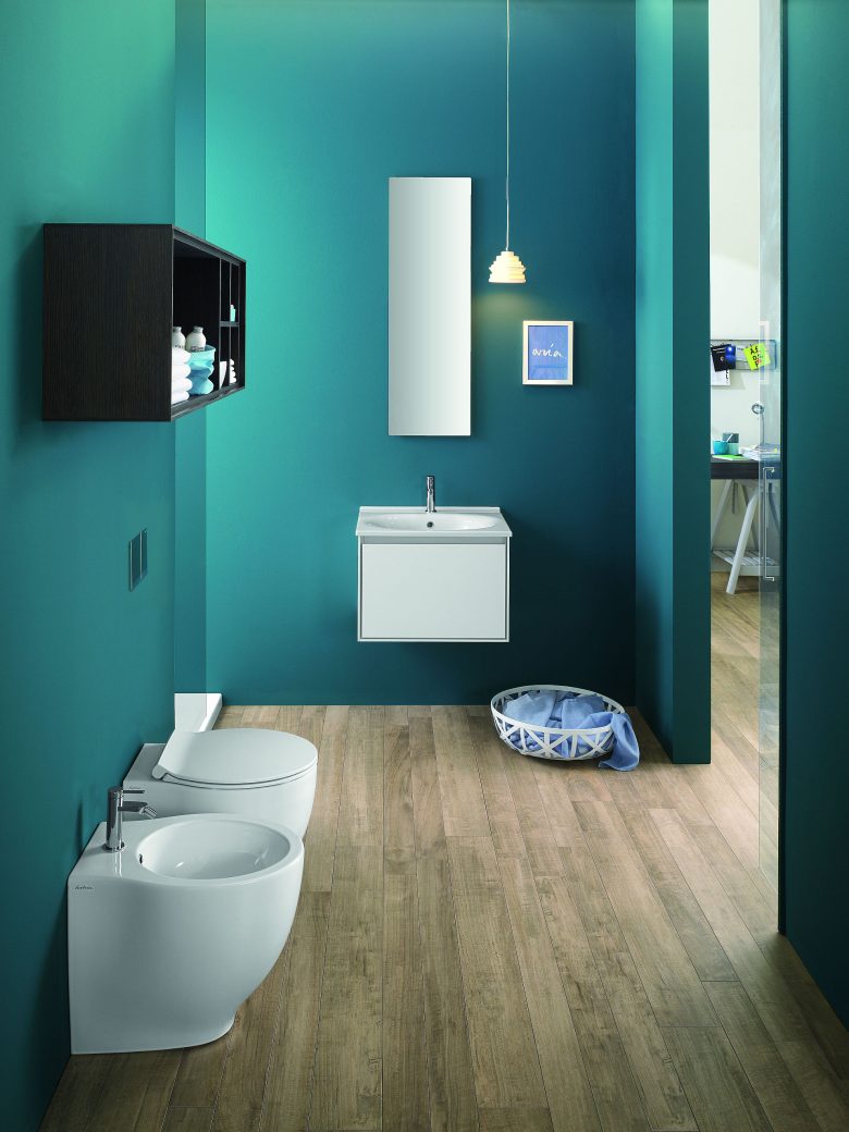 Vaso Traslato & Open Bidet by Hatria