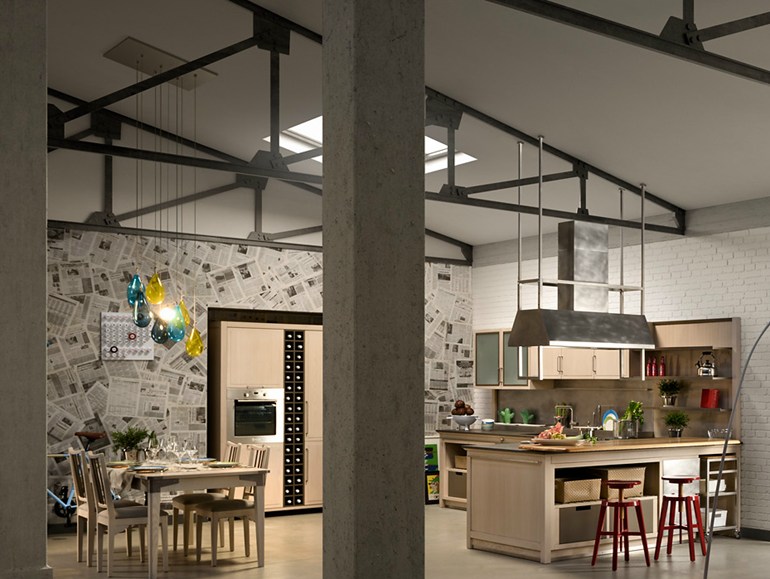 industrial-style-cucina