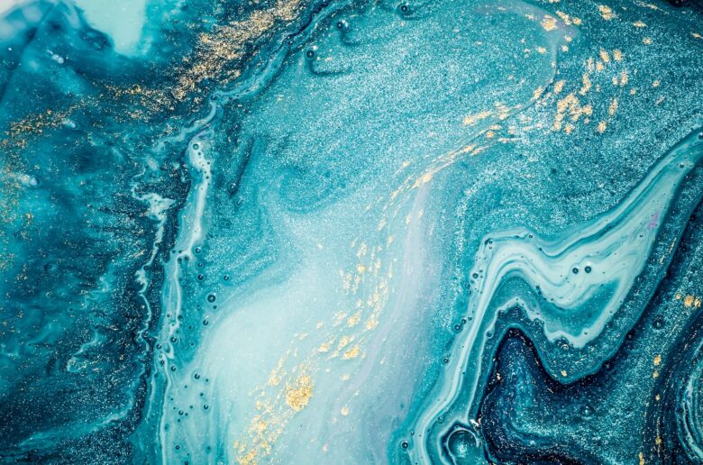Abstract,Ocean-,Art.,Natural,Luxury.,Style,Incorporates,The,Swirls,Of