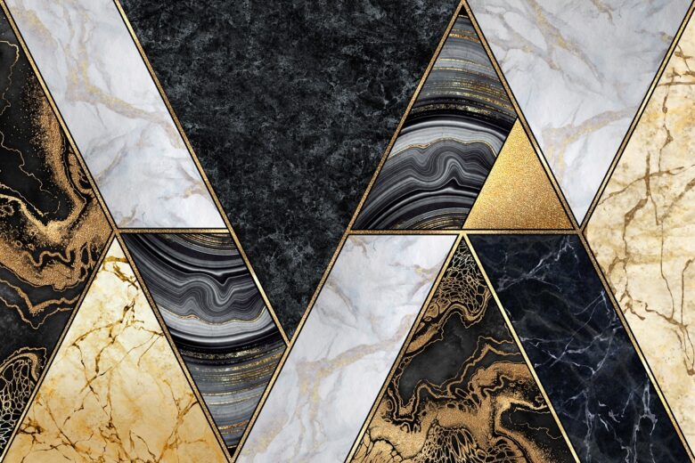 Abstract,Marble,Mosaic,Background,,Art,Deco,Wallpaper,,Artificial,Stone,Texture,