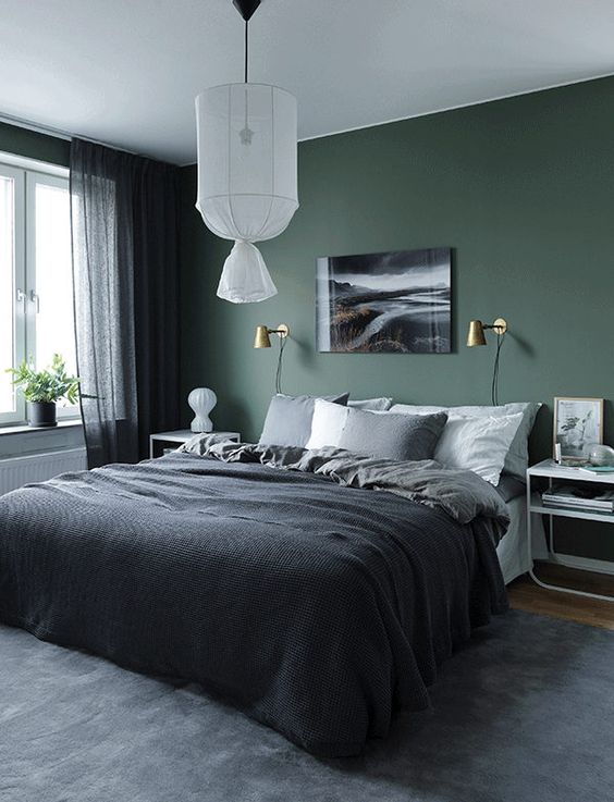 camera-letto-verde-grigia