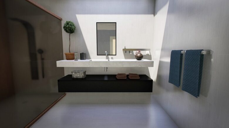 gres porcellanato bagno