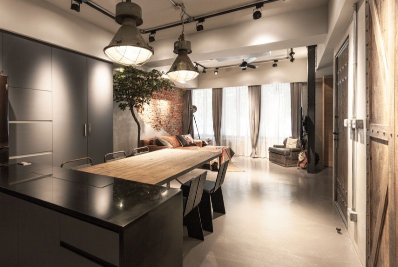tavolo-cucina-stile-industriale