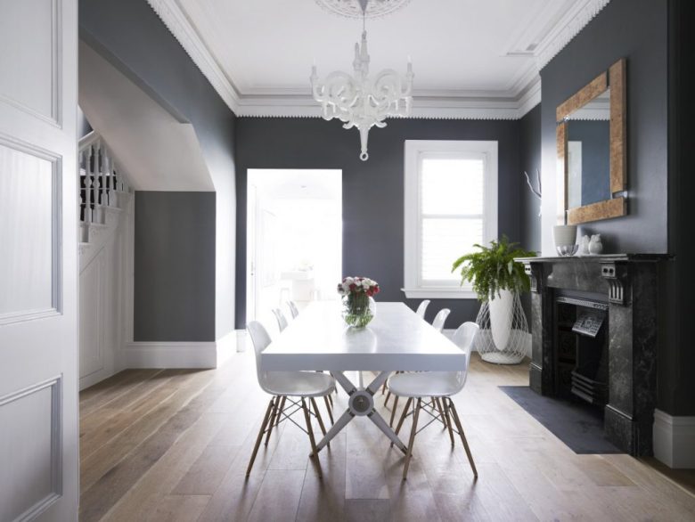 Soggiorno color grigio