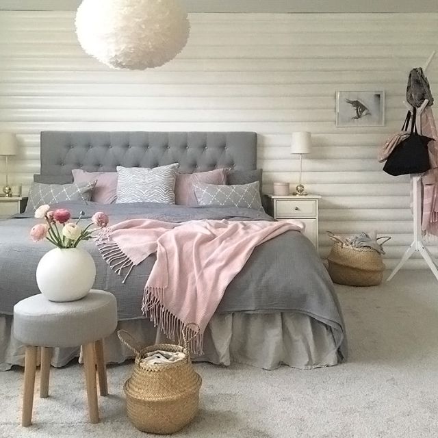 camera-letto-rosa-grigio