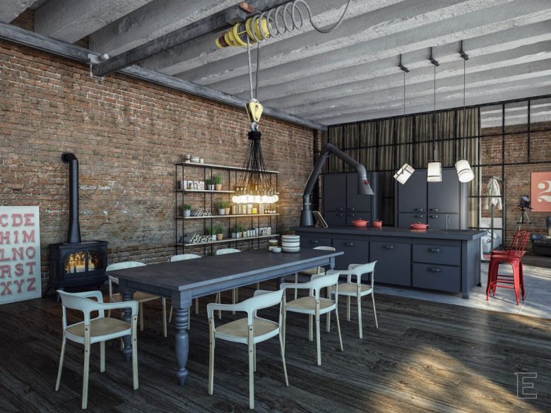 cucina-stile-industriale