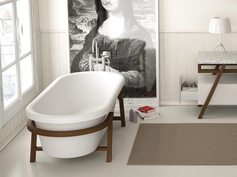 bagno-stile-provenzale-vasca-quadro
