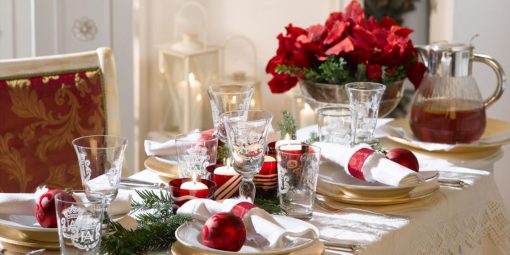 Apparecchiare la tavola di Natale