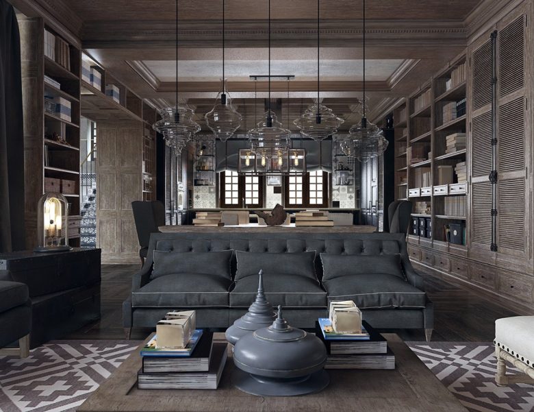 boiserie-soggiorno-contemporaneo