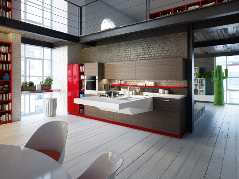 cucina-ufficio-design-originale