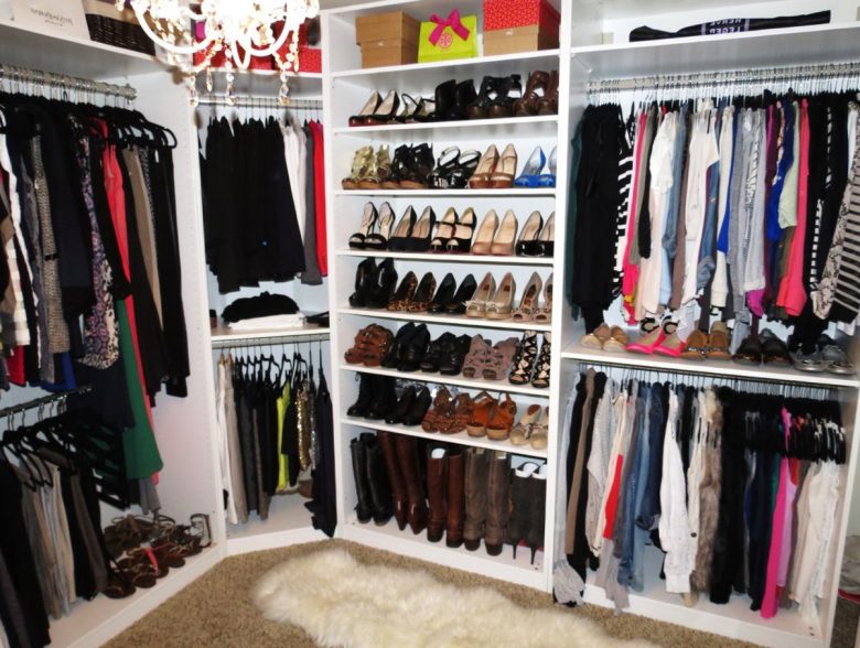 walk in closet design for girls