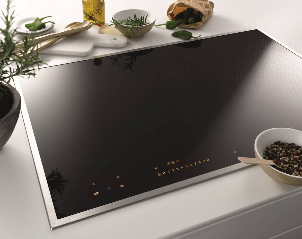 Decorwelt Piastra Copripiano Cottura In Vetro 80x52 Cm - Motivo Floreale Viola, Multifunzione: Protezione, Tagliere, Sottopentola, Paraspruzzi