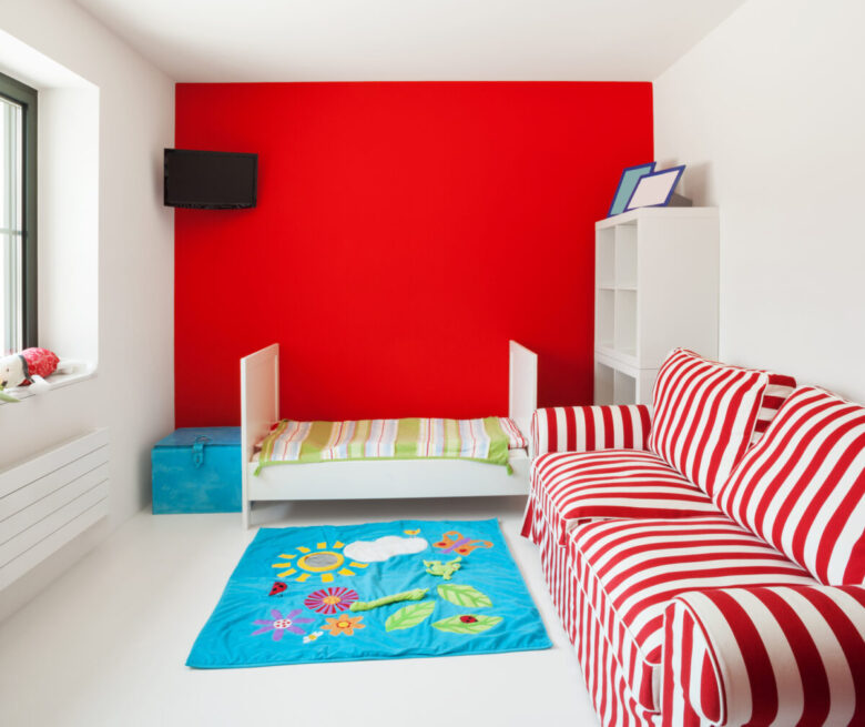 Children's,Bedroom,In,Modern,House