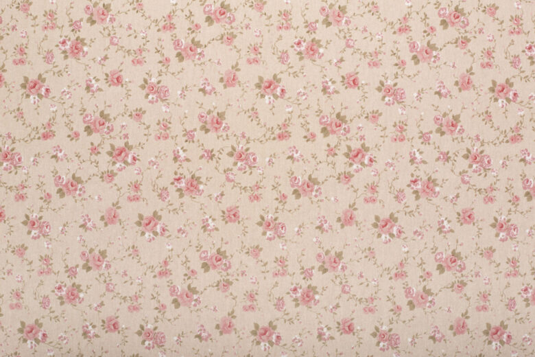 Tapestry,Textile,Pattern,With,Rose,Floral,,Romantic,Texture,Background