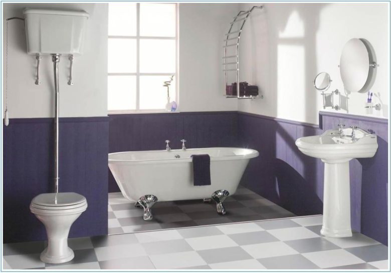 colore-viola-bagno-pareti-tinteggiatura