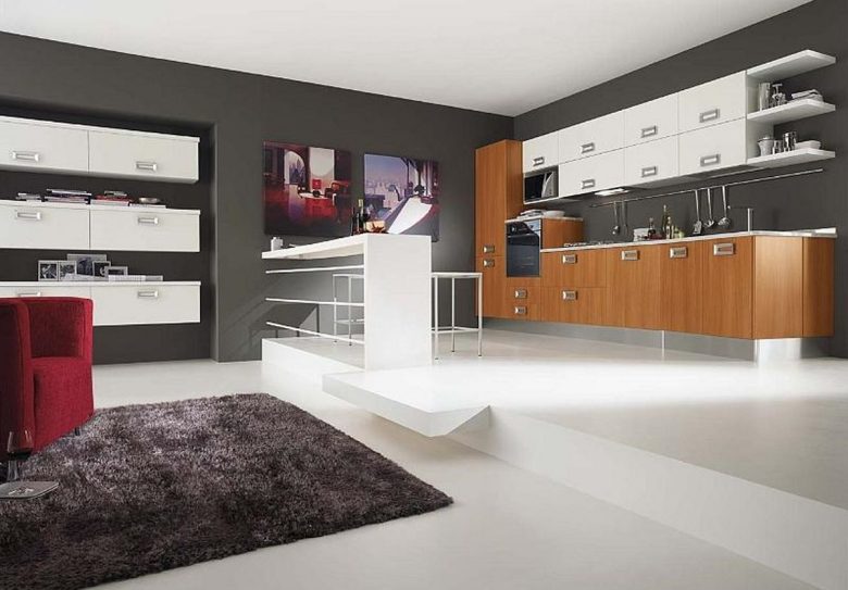 pareti-cucina-grigio-scure