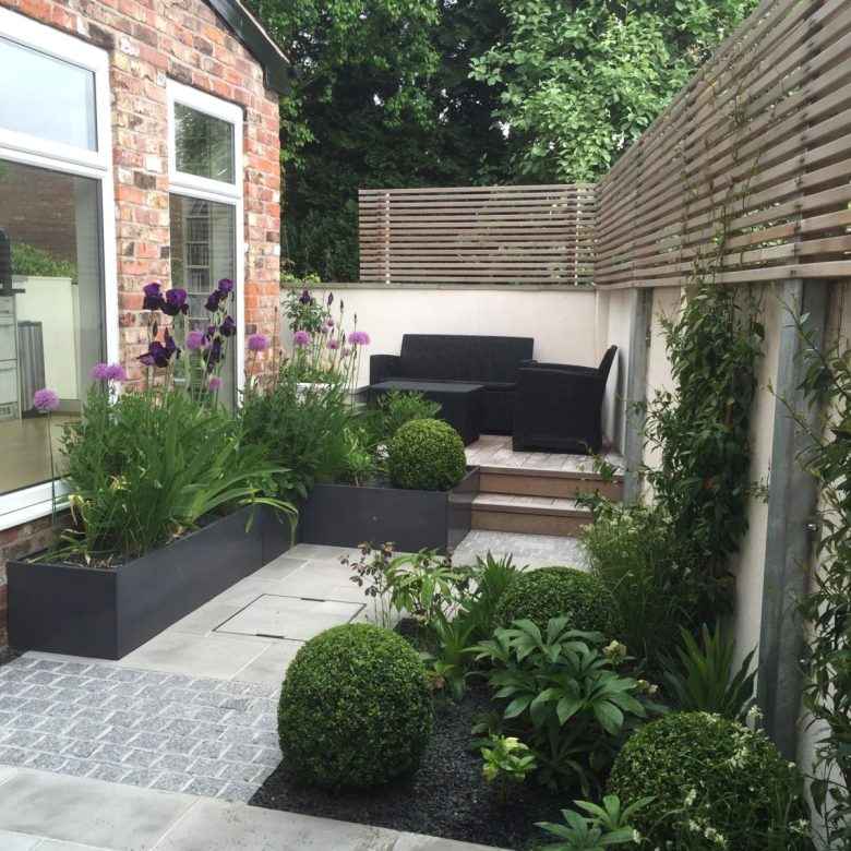 small terrace garden ideas - Lovely Terraced House Garden Ideas Image Small Front Terrace Design