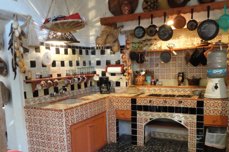 Mexican Painted Cabinet Mexican Style Kitchen Pictures Mexican