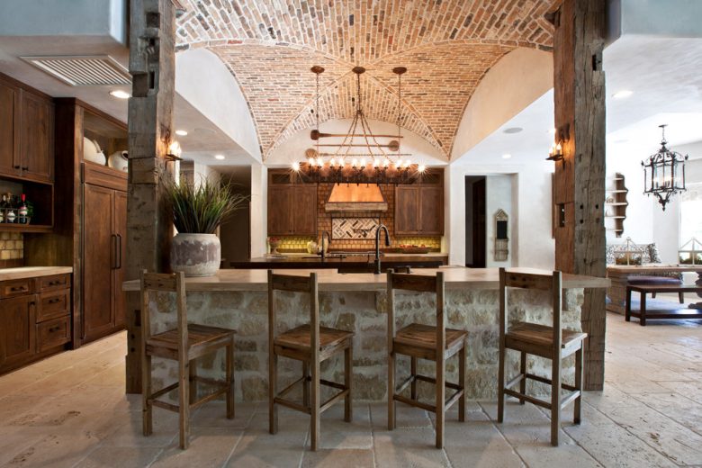 cucina-stile-medioevale-rustico-moderno-sala