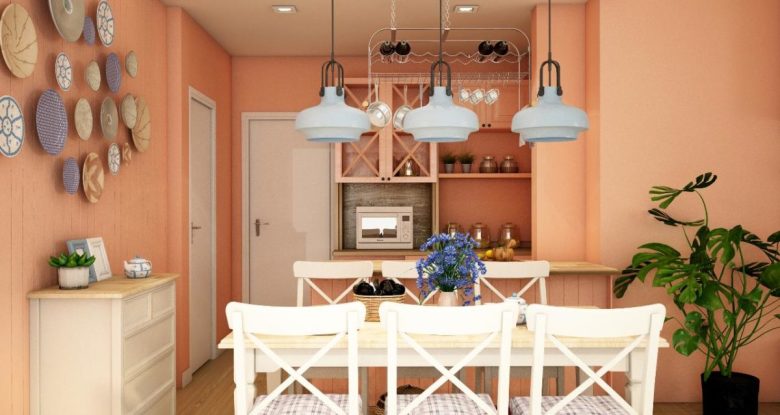 color-corallo-cucina-country