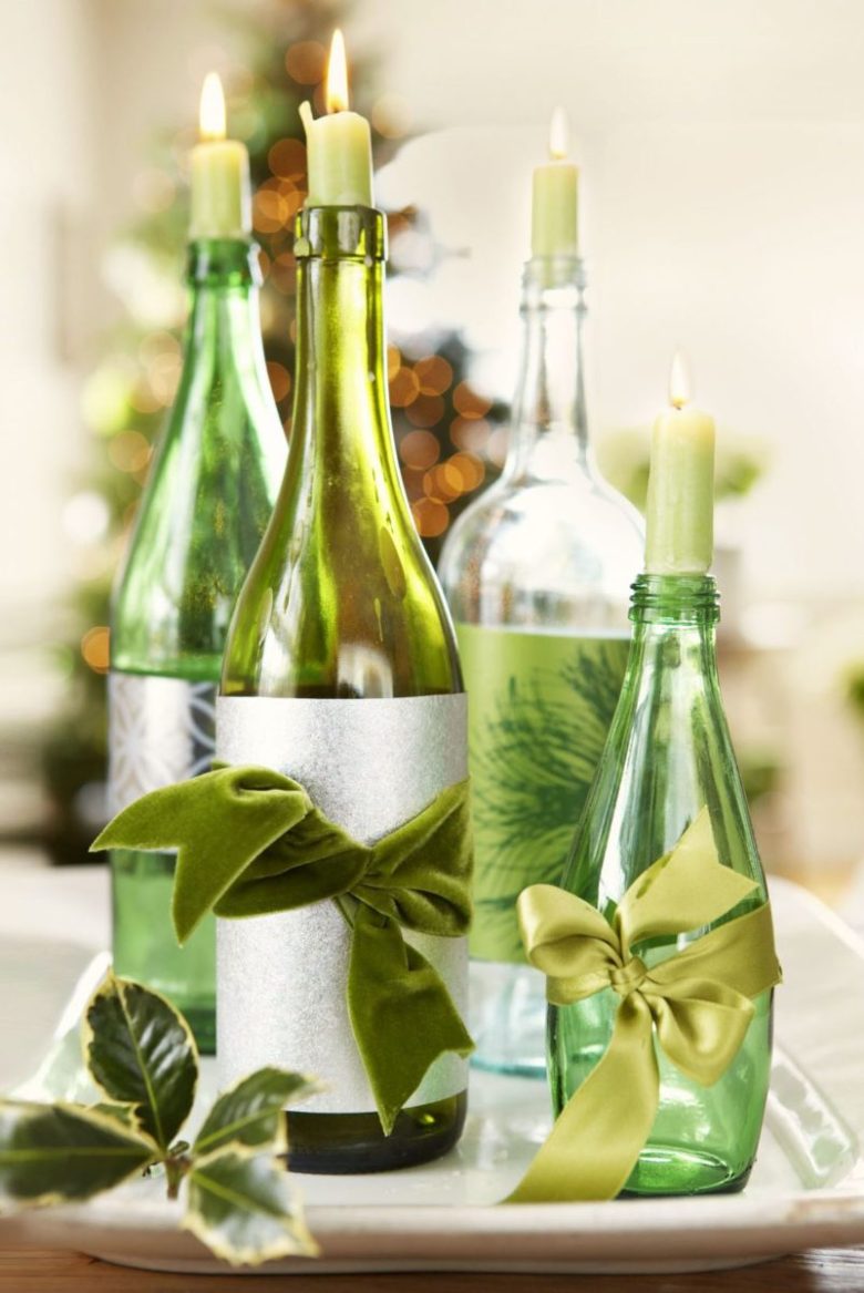 tavola-capodanno-natalizia-bottiglie-candele