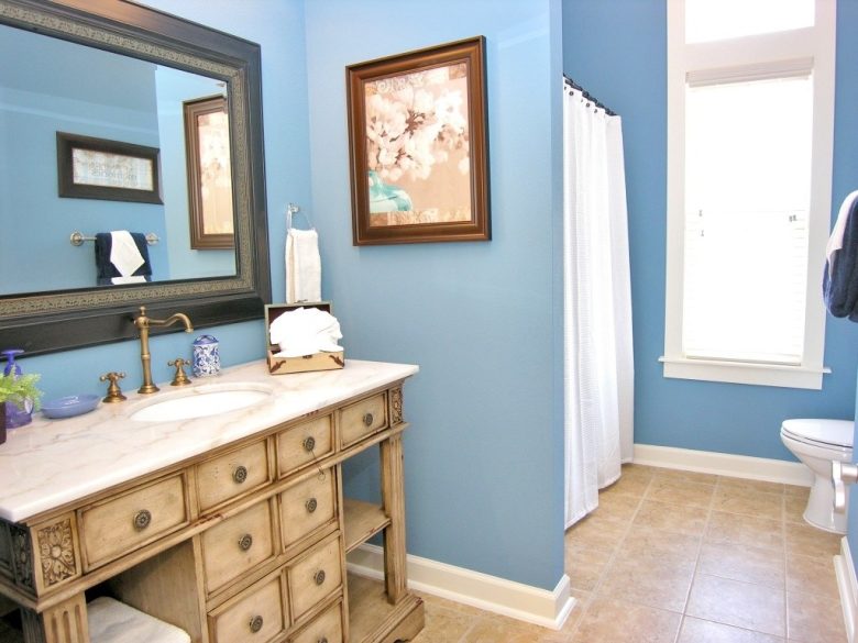 periwinkle bathroom ideas 7 Small Bathroom Design Ideas