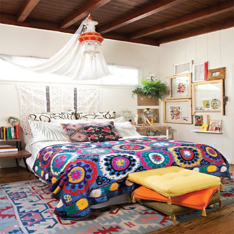 stile-bohemien-camera-letto-4