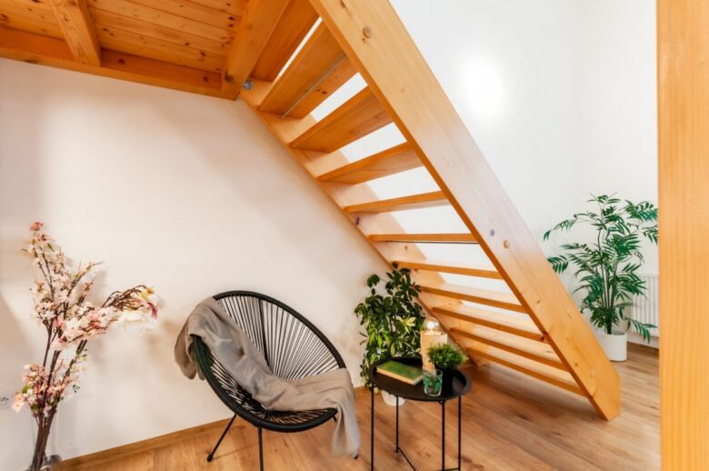 A,Cozy,Reading,Corner,At,Home,With,A,Small,Armchair
