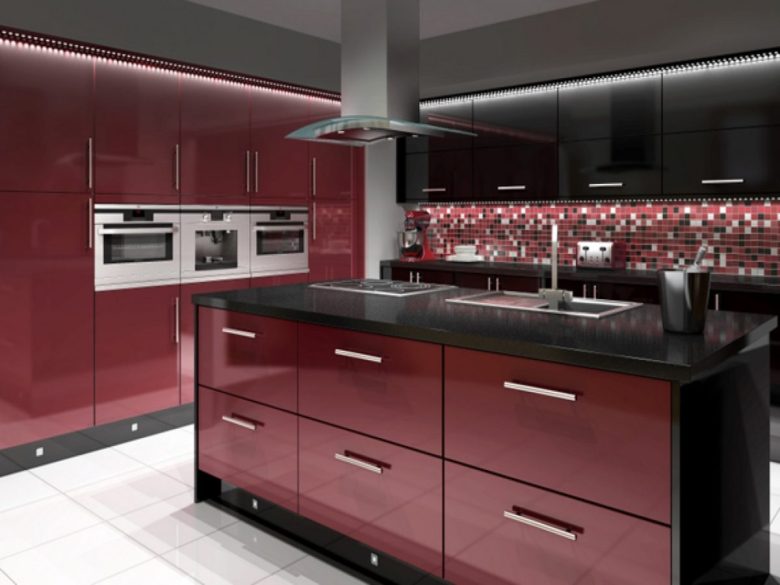Cucina-rossa-nera
